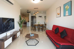Lovely 3-bedroom with Pool - Puchong for 6 Pax
